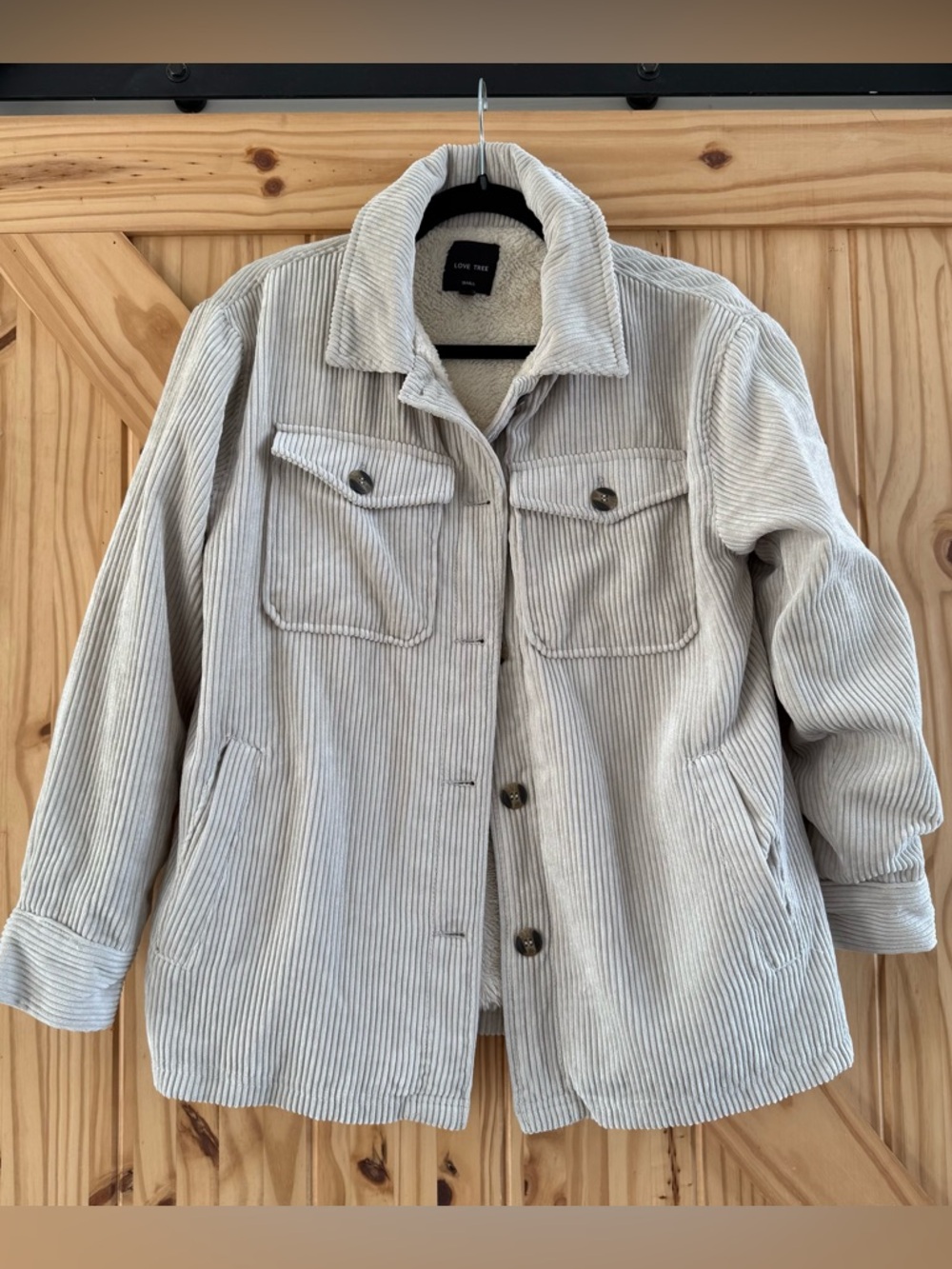 Love Tree White Jacket Size Small